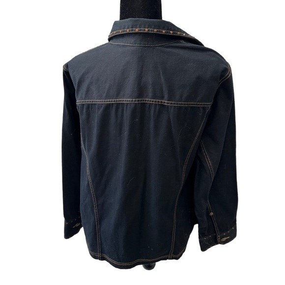 LIZ & ME Signature Blue Denim Jacket for Women, Size 1X. - Picture 3 of 13